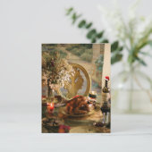 Einladung zum Weihnachtsessen (Stehend Vorderseite)