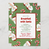 Einladung zum Weihnachtsfrühstück mit Santa Barley (Vorne/Hinten)