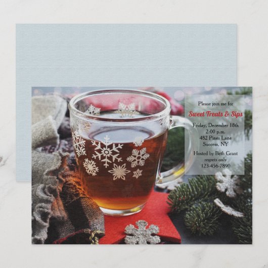 Einladung zum Weihnachtsgebäck (Vorne/Hinten)