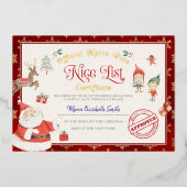 Einladung zum Weihnachtsgeschenk (Vorderseite)