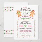 Einladung zum Weihnachtsgeschlecht (Vorne/Hinten)