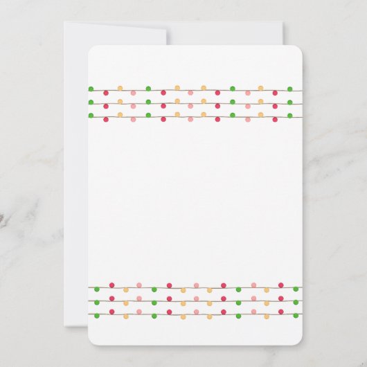 Einladung zum Weihnachtsgeschlecht (Rückseite)