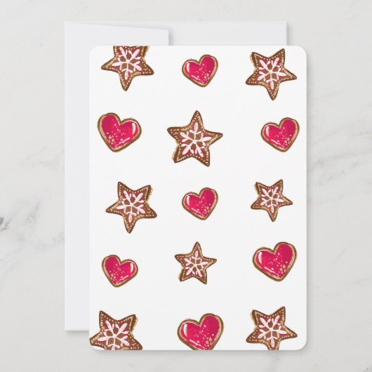 Einladung zum Weihnachtskochaustausch (Rückseite)