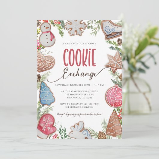 Einladung zum Weihnachtskochaustausch (Stehend Vorderseite)