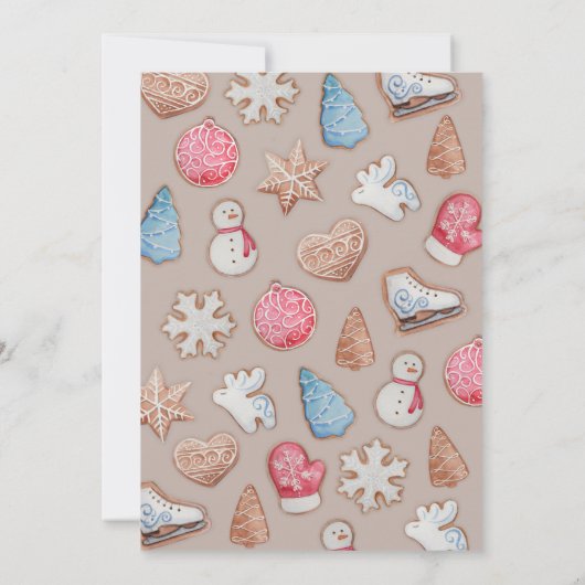 Einladung zum Weihnachtskochaustausch (Rückseite)