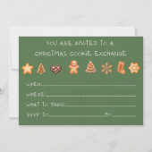 Einladung zum Weihnachtskochaustausch (Vorderseite)