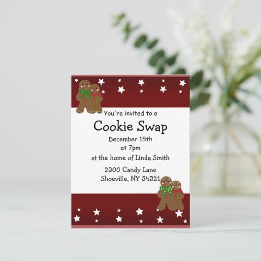 Einladung zum Weihnachtskochtausch (Stehend Vorderseite)