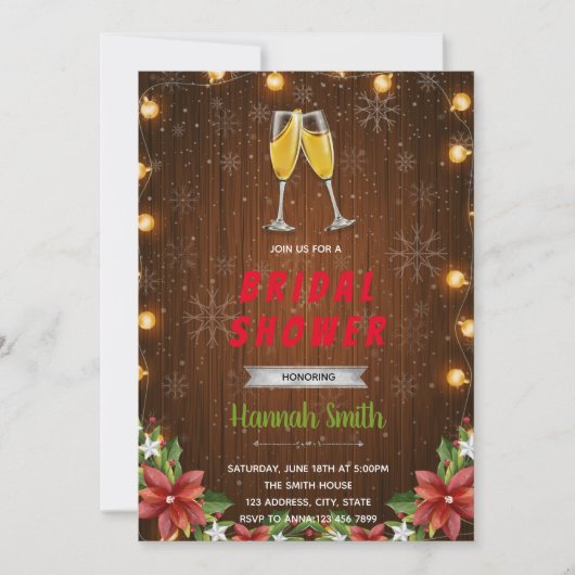 Einladung zum Weihnachtskonzert (Vorderseite)