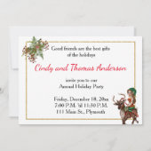 Einladung zum Weihnachtsmann (Rückseite)