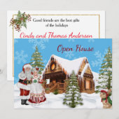 Einladung zum Weihnachtsmann (Vorne/Hinten)