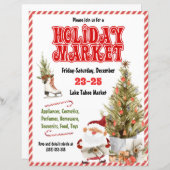 Einladung zum Weihnachtsmarkt (Vorne/Hinten)