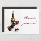 Einladung zum Weinessen (Vorne/Hinten)