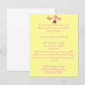 Einladung zum Wellness-Center (Vorne/Hinten)