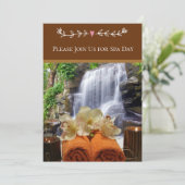 Einladung zum Wellness-Center (Stehend Vorderseite)