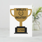 Einladung zum weltgrößten Vatertag (Stehend Vorderseite)