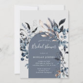 Einladung zum Winter-Blumenwettbewerb Bridal-Dusch (Vorderseite)