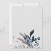 Einladung zum Winter-Blumenwettbewerb Bridal-Dusch (Rückseite)