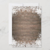 Einladung zum Winter Onederland 1. Geburtstag (Rückseite)