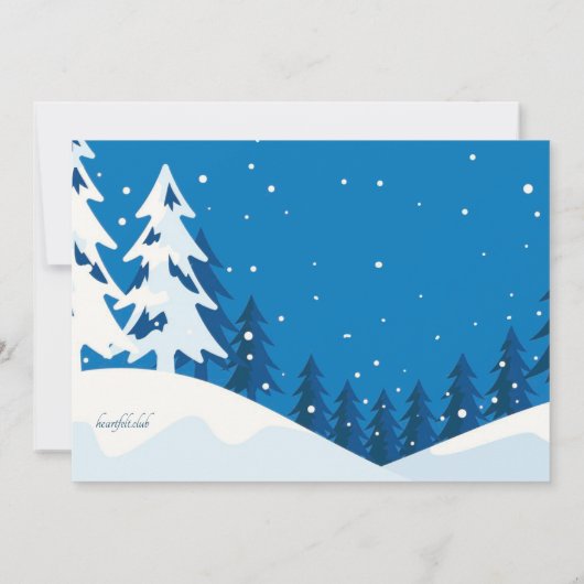 Einladung zum Winter Open House (Rückseite)