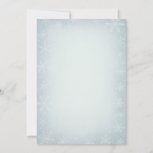 Einladung zum Winterbrunch | Elegant Mattiert (Rückseite)