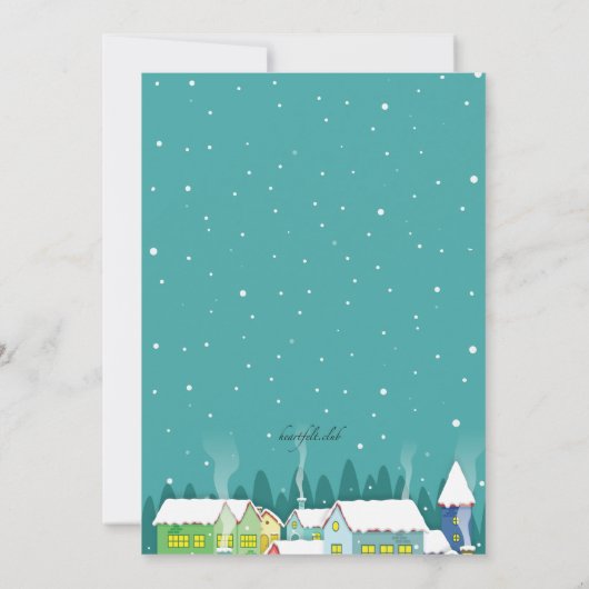 Einladung zum Winterdorf (Rückseite)