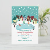 Einladung zum Winterdorf (Stehend Vorderseite)