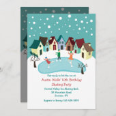 Einladung zum Winterdorf (Vorne/Hinten)