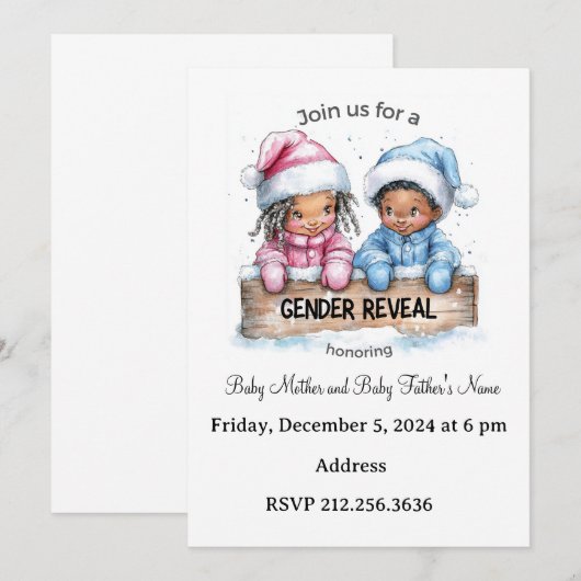 Einladung zum Wintergeschlecht (Vorne/Hinten)