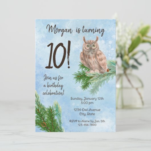 Einladung zum Winterschlaf (Stehend Vorderseite)