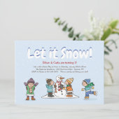 Einladung zum Winterspielen (Stehend Vorderseite)