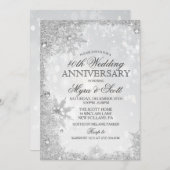 Einladung zum Winterurlaub zum Hochzeitstag (Vorne/Hinten)