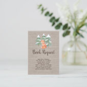 Einladung zum Winterwaldland Fox Buch Einladung ei (Stehend Vorderseite)