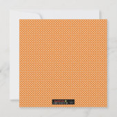 Einladung zum wöchentlichen Halloween-Party (Rückseite)