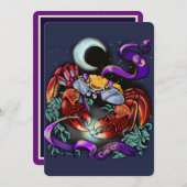 Einladung zum Zeichen des Krebszustands (Vorne/Hinten)