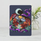 Einladung zum Zeichen des Krebszustands (Stehend Vorderseite)