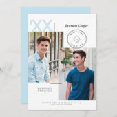 Einladung zum zeitgenössischen Cap-Abschluss (Vorne/Hinten)