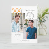 Einladung zum zeitgenössischen Cap-Abschluss (Stehend Vorderseite)