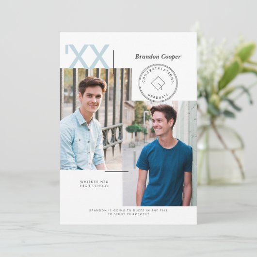 Einladung zum zeitgenössischen Cap-Abschluss (Stehend Vorderseite)