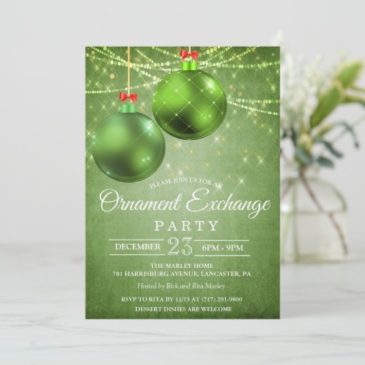 Einladung zum Zieraustausch (Stehend Vorderseite)