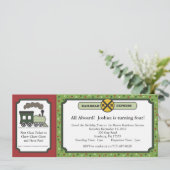 Einladung zum Zug - Weihnachten (Stehend Vorderseite)