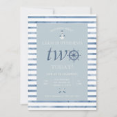 Einladung zum zweiten Geburtstag (Vorderseite)