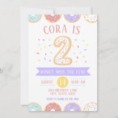 Einladung zum zweiten Geburtstag (Vorderseite)