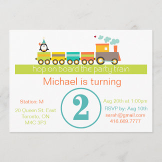 Einladung zum zweiten Geburtstag des Boy Train