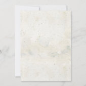 Einladung zum zweiten Geburtstag in zwei Wildtiere (Rückseite)