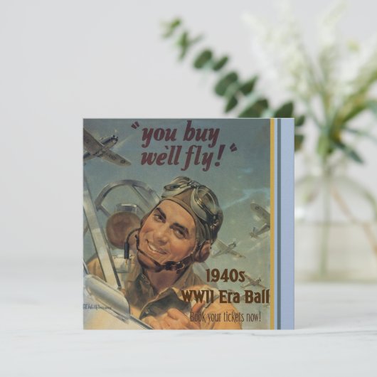 Einladung zum Zweiten Weltkrieg (Stehend Vorderseite)