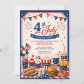 Einladung zur 4. Juli BBQ-Grillparty (Rückseite)