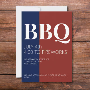 Einladung zur 4. Juli BBQ-Party