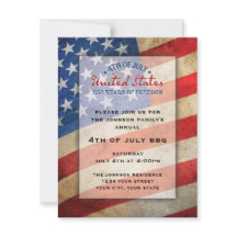 Einladung zur 4. Juli-Party USA 250 Jahre