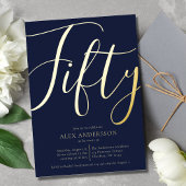 Einladung zur 50. Geburtstagsparty