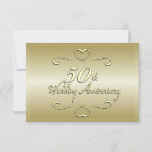 Einladung zur 50. Hochzeitstag-Feier